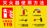 灭火器使用方法