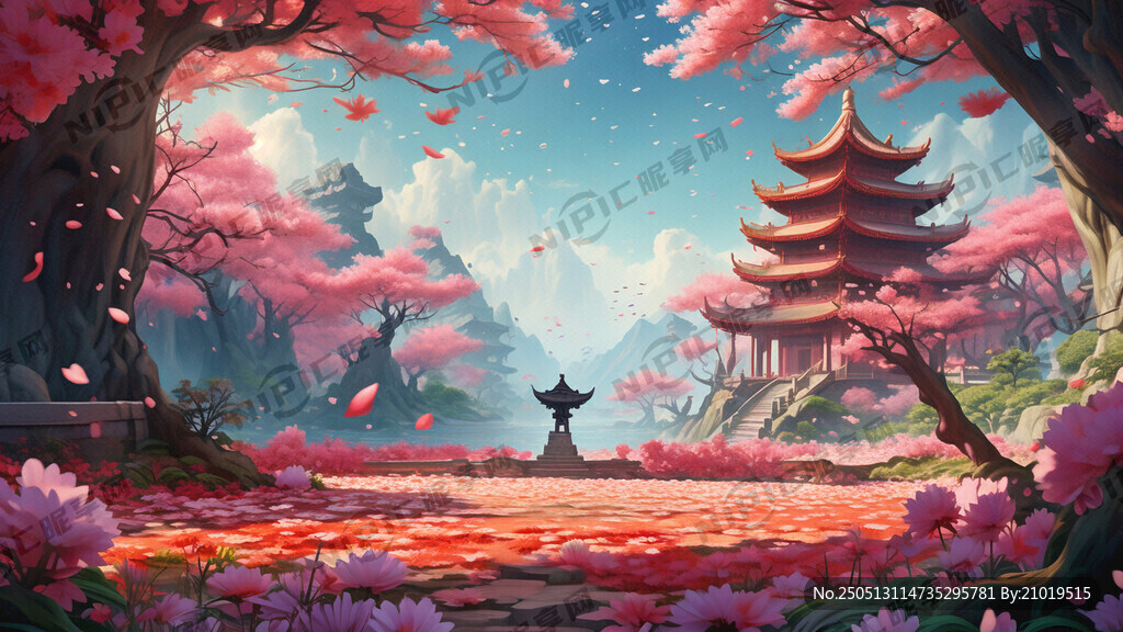 游戏梦幻唯美新中式风景 超高清