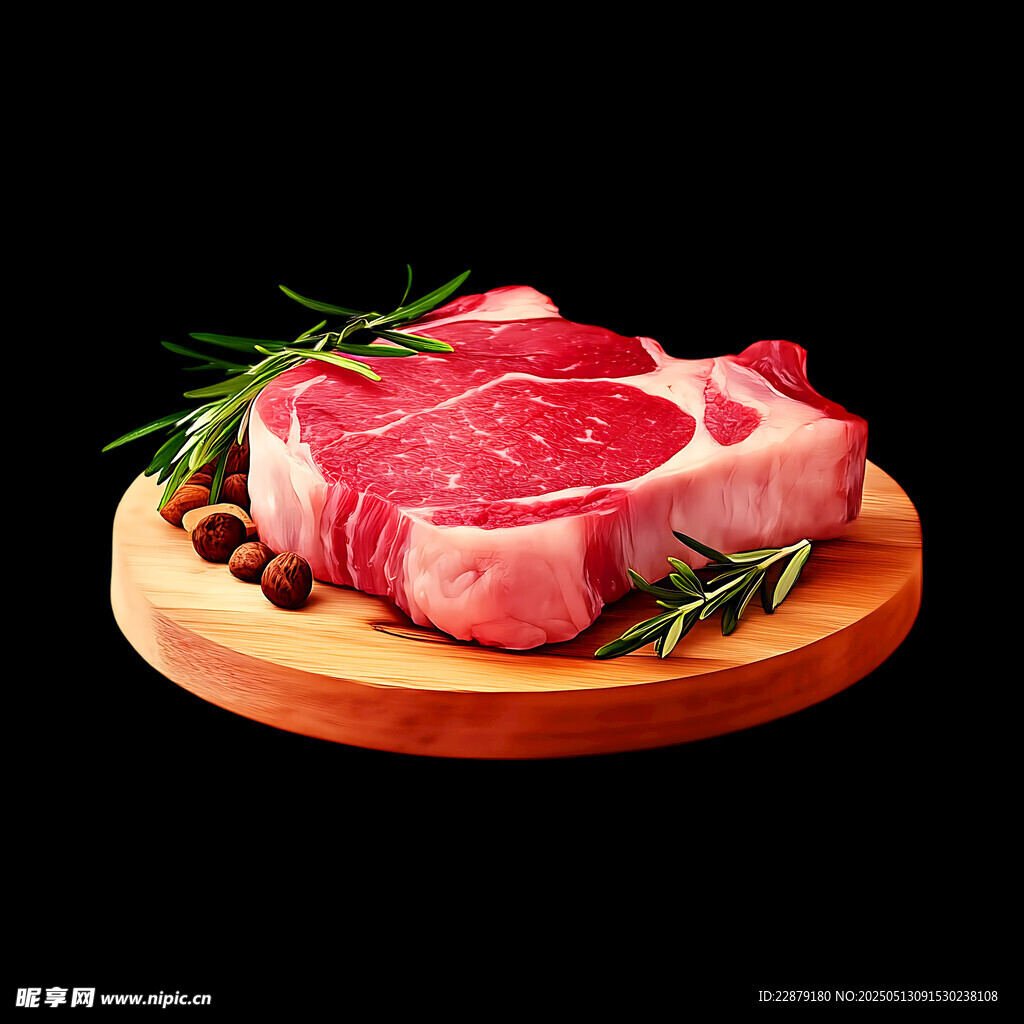 新鲜猪肉素材
