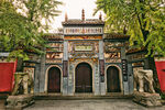 中式古建筑大门景观
