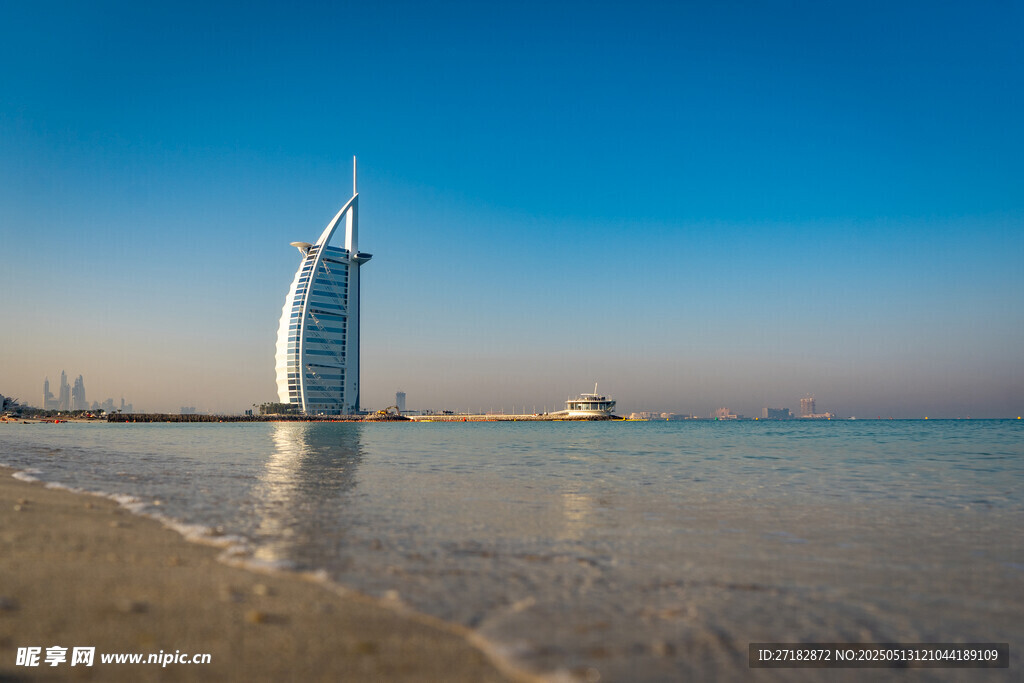 迪拜帆船酒店海滨美景