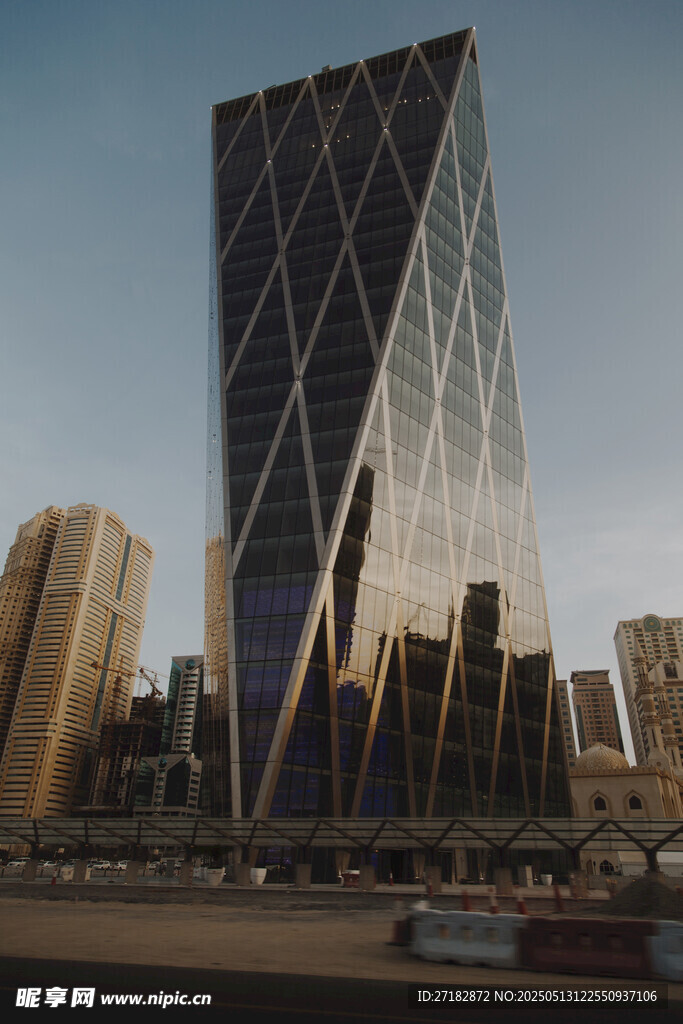 现代都市摩天大楼景观