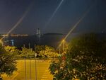 青岛夜晚城市桥梁夜景风光