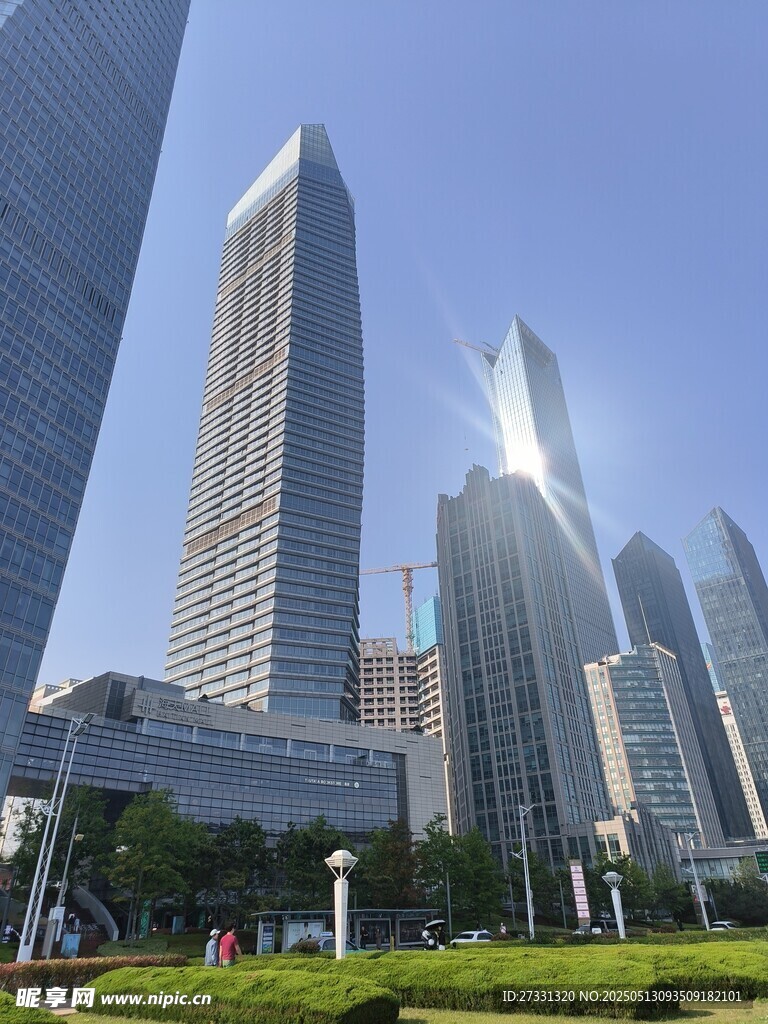 都市摩天大楼景观