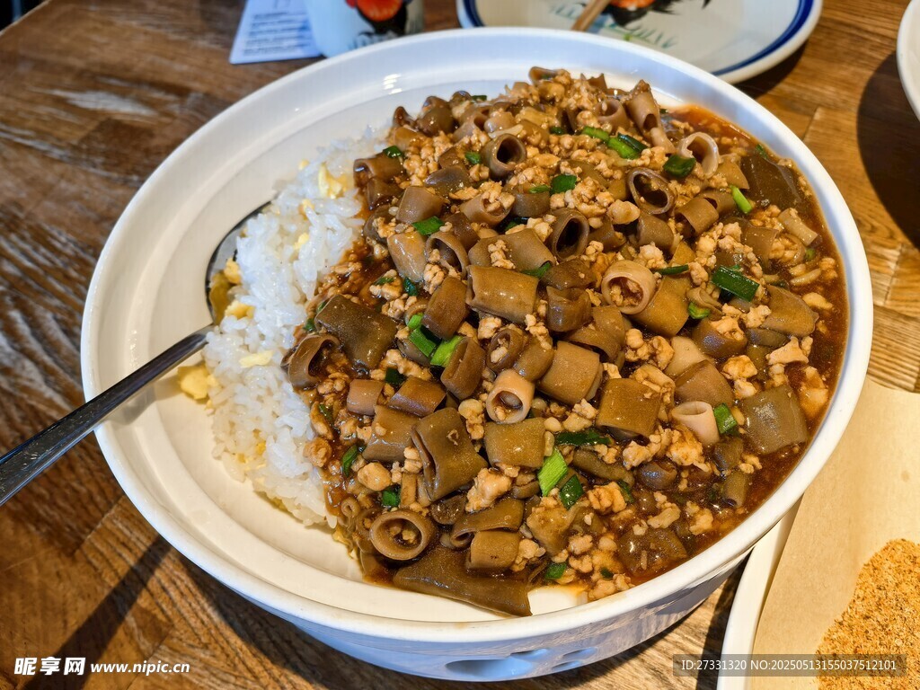 海肠捞饭