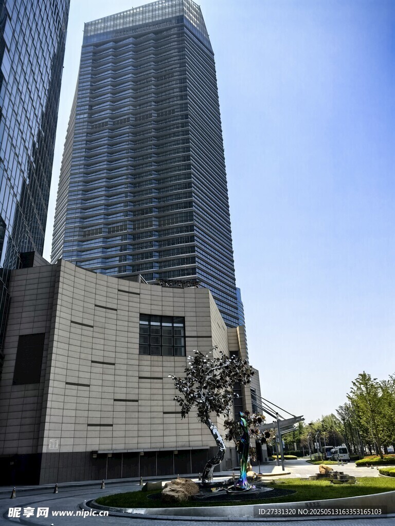 现代都市摩天大楼景观