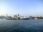 海滨城市美丽天际线景观