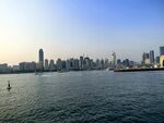 海滨城市天际线美丽景观