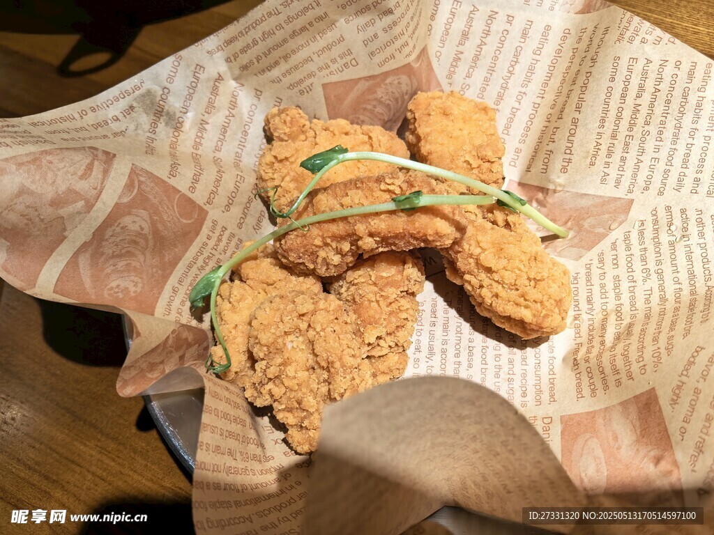 香脆炸鸡诱人呈现