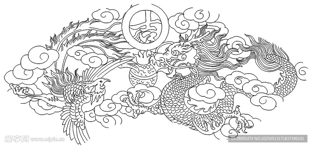 龙凤图
