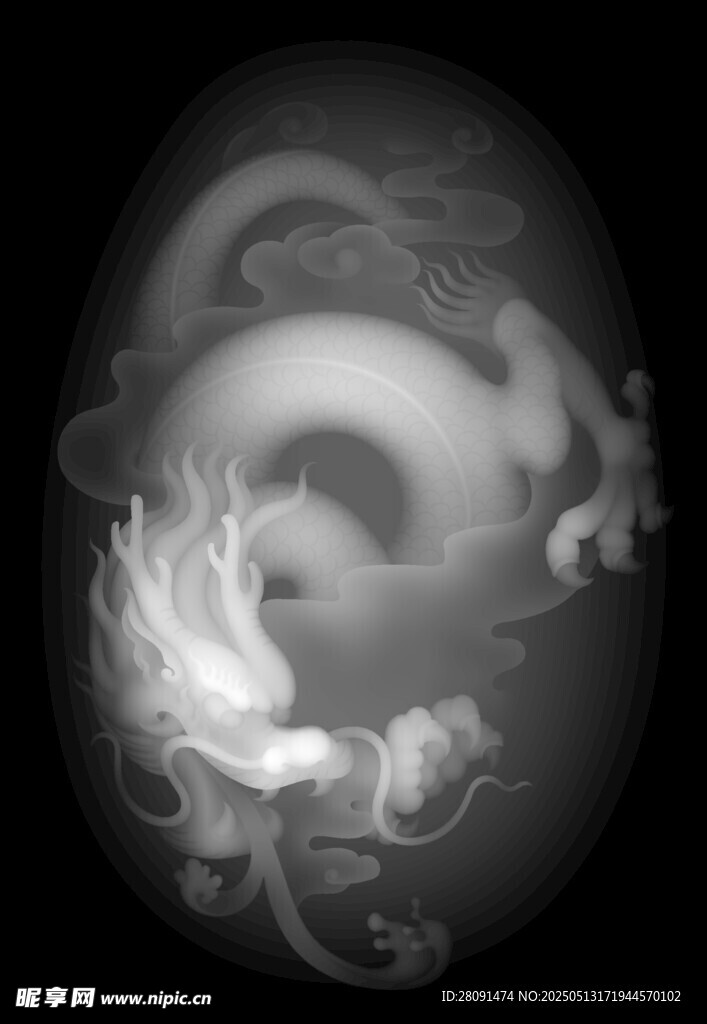 龙浮雕