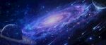银河旋涡星空