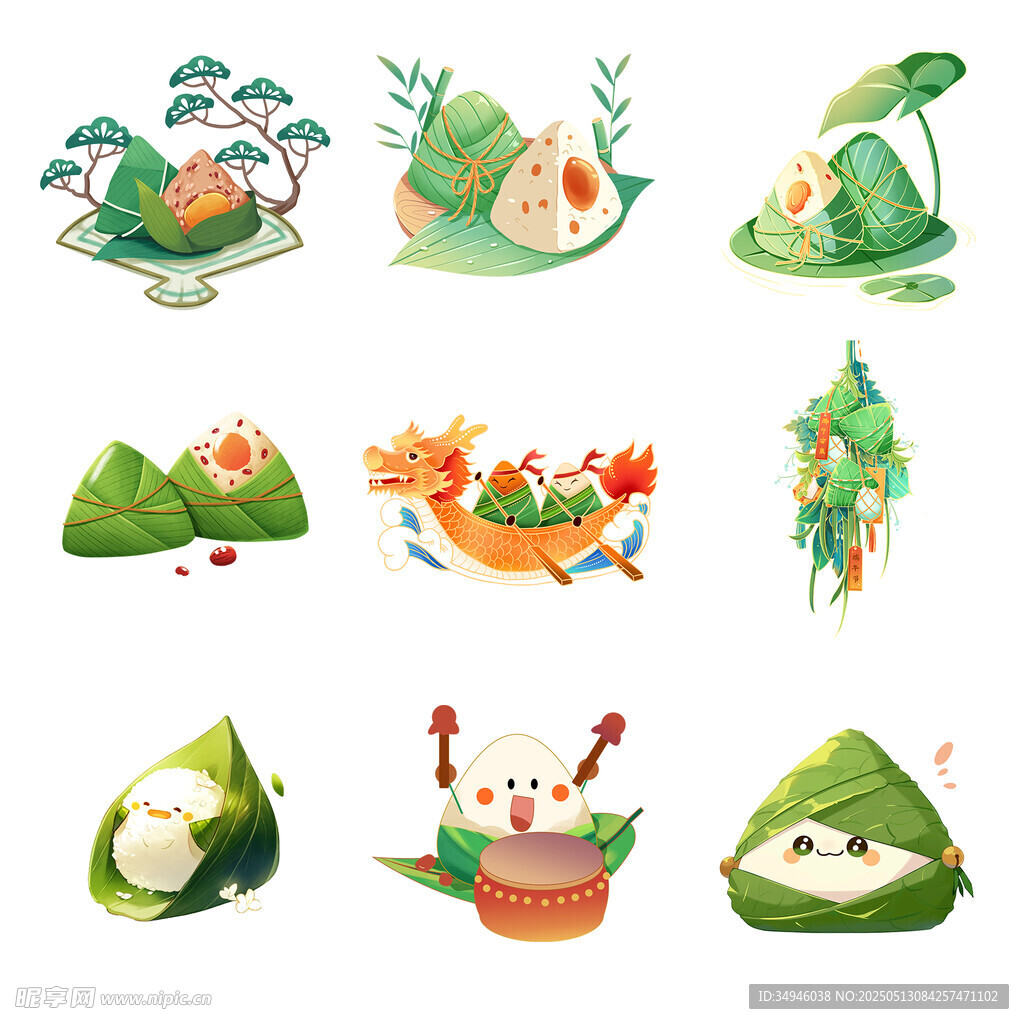 端午元素插画集