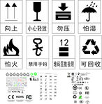 包装警示标识集合