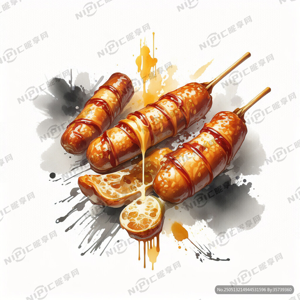 烤肠 淀粉肠 黄金烤肠 小吃