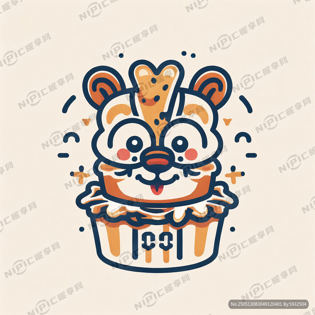笨笨熊零食屋标志