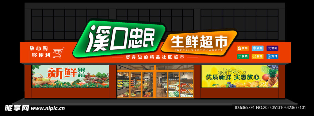 超市招牌