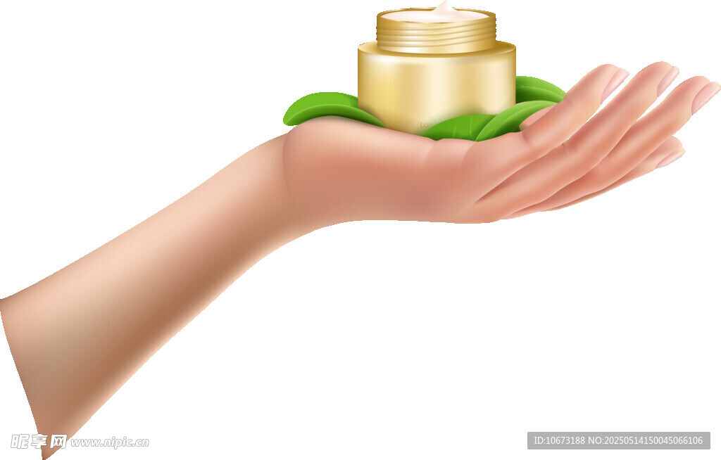 手托金罐护肤品