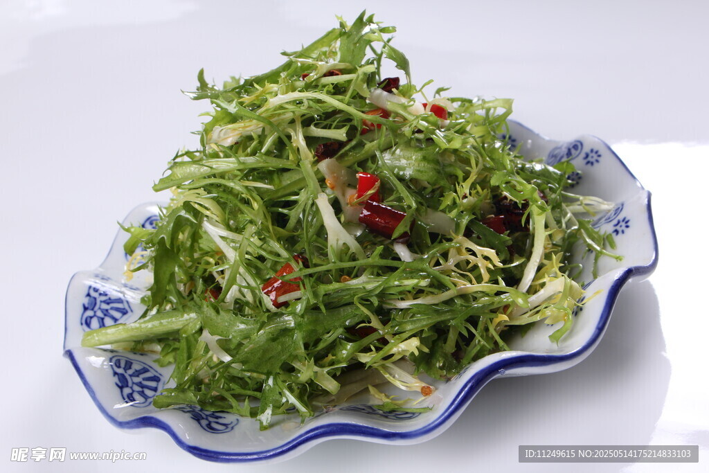 炝拌苦菊
