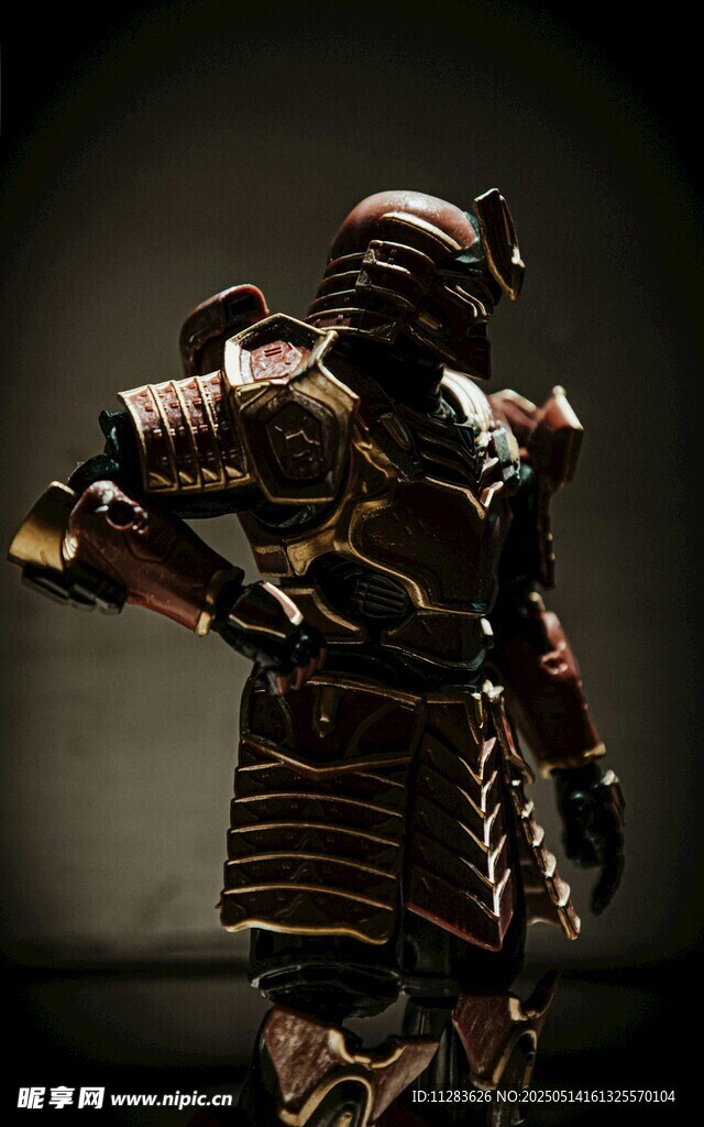 古代武士铠甲造型展示