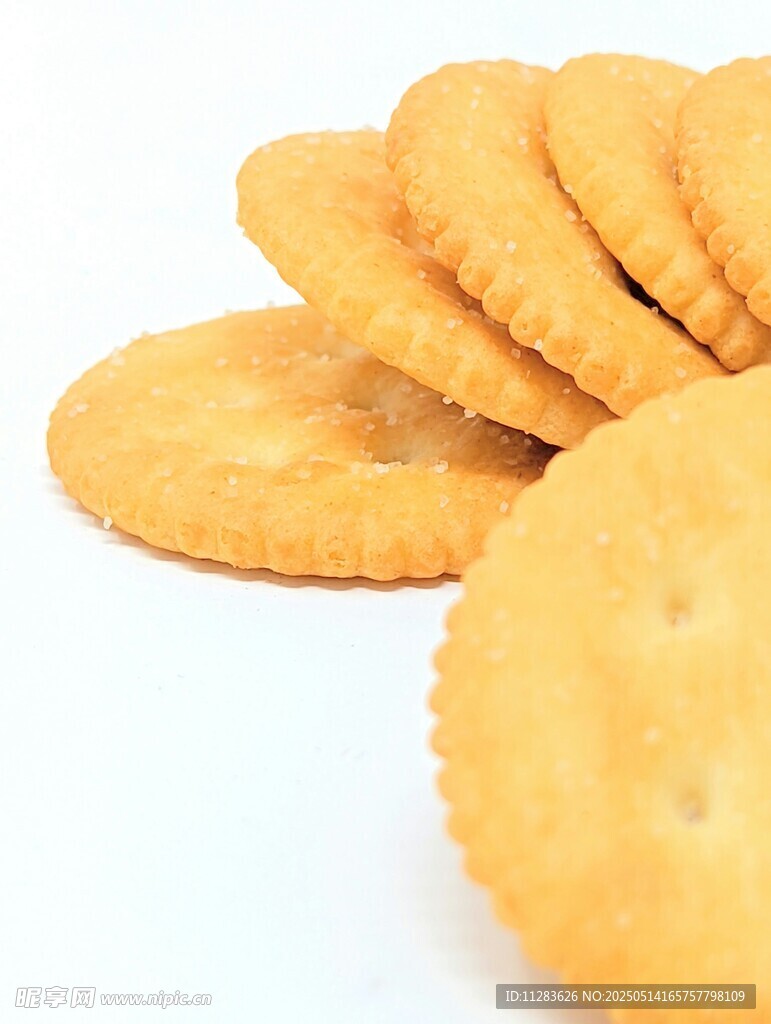 美味饼干堆叠展示