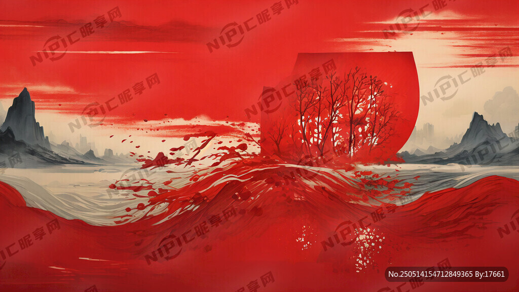 红色请帖 喜庆红纸