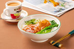 烧鹅双拼汤粉面