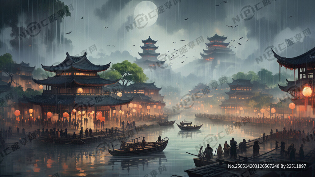 烟雨扬州