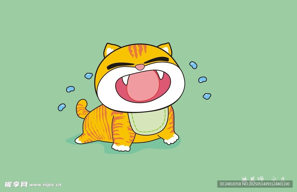 猫咪卡通手绘