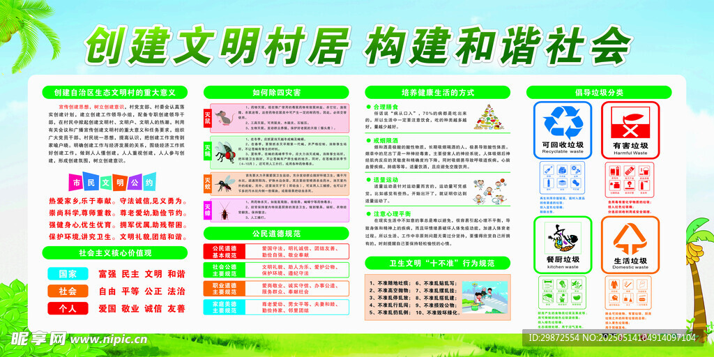 创建文明村居