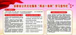 党建知识宣传栏海报