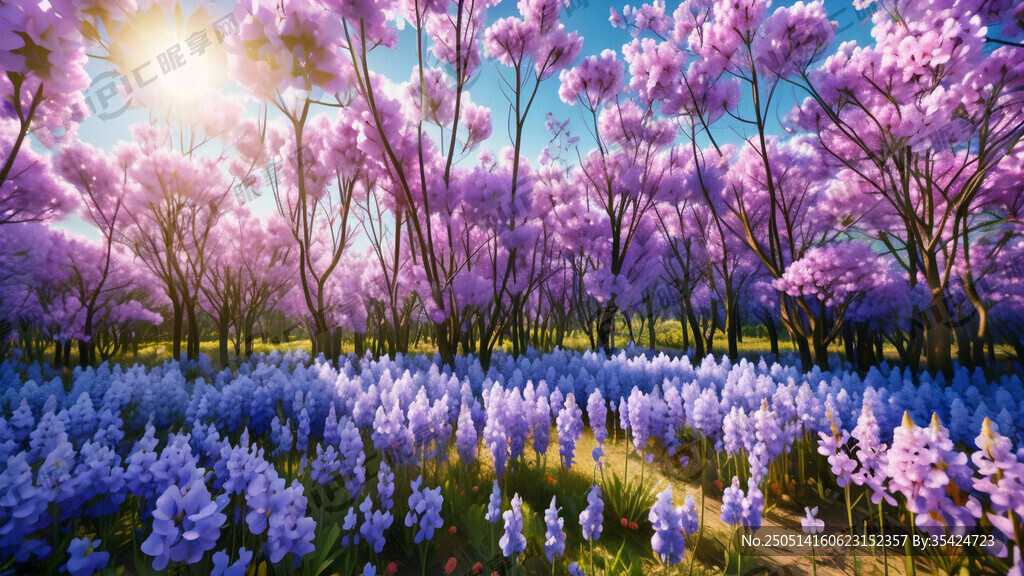 2025年眉山蓝花楹观花季