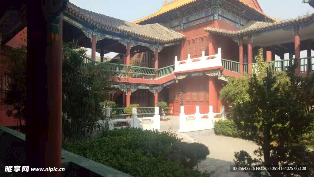 中式庭院古建筑景观