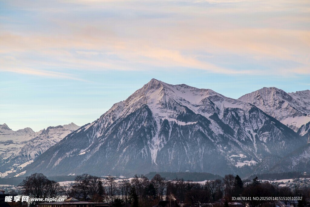 壮丽雪山美景