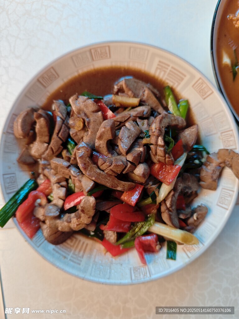 猪肚 辣椒 蔬菜 炒菜 美食