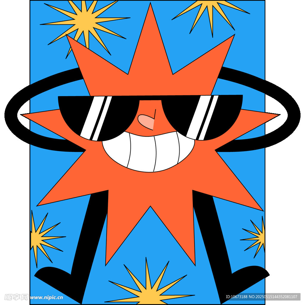 欢乐星星卡通形象