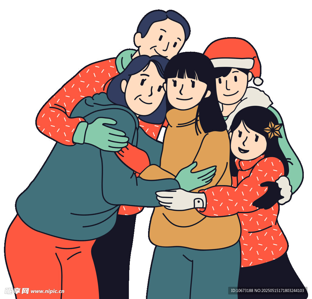 温馨家庭团聚时刻