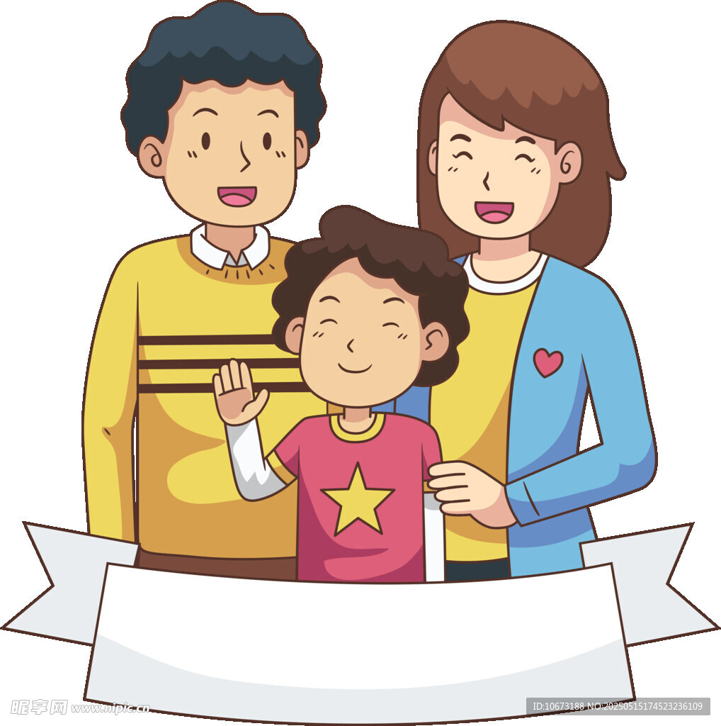 幸福家庭温馨瞬间