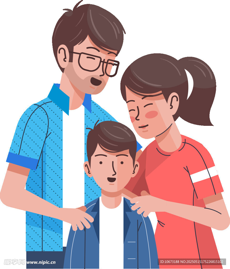 温馨家庭亲子互动瞬间