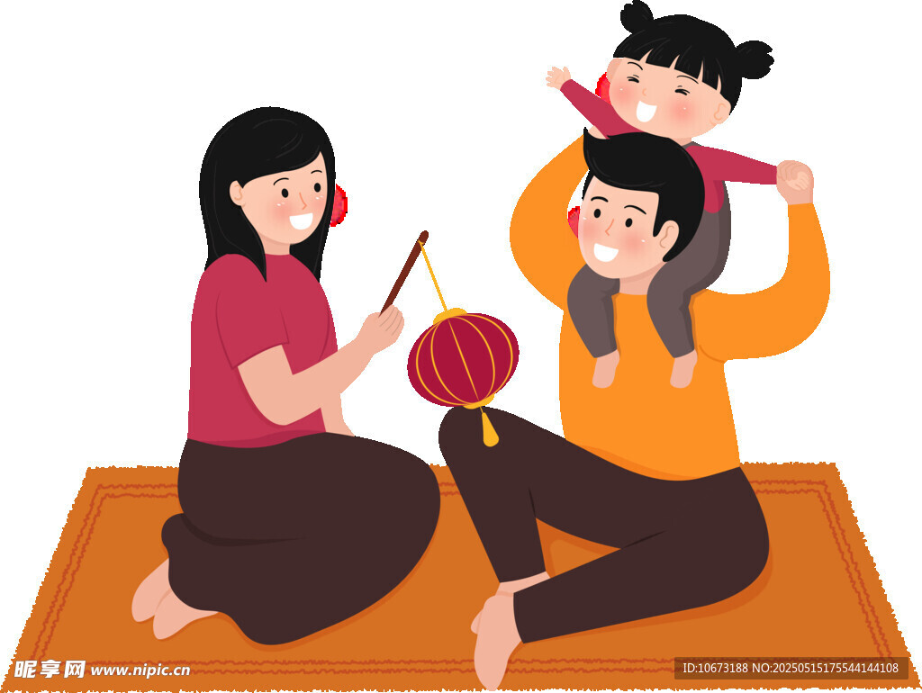 母女温馨互动欢乐时光