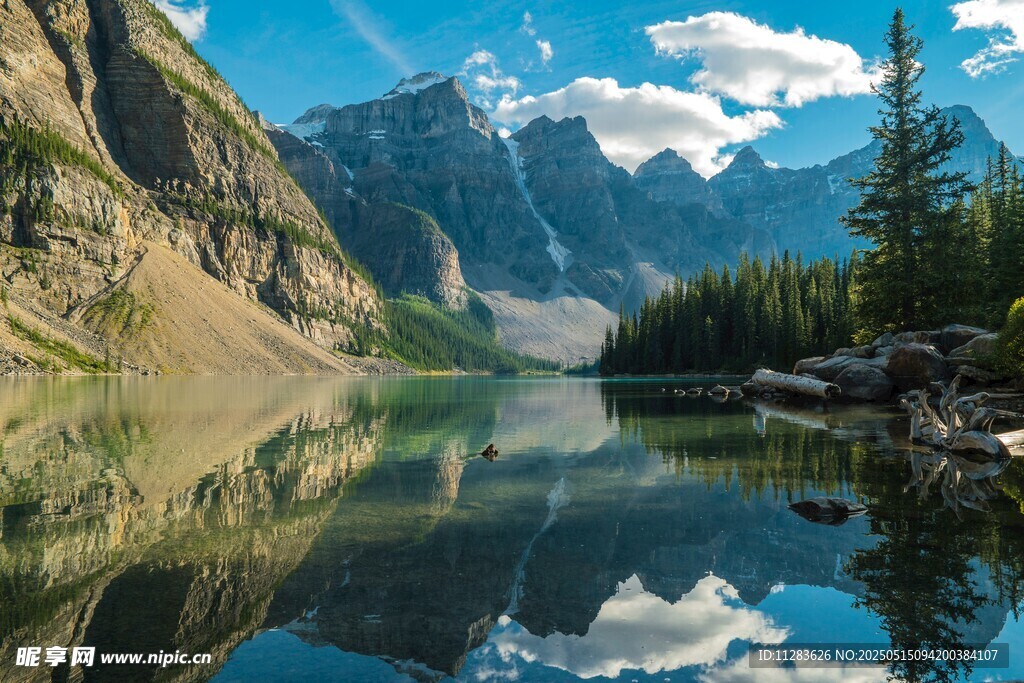 宁静山水湖景自然风光
