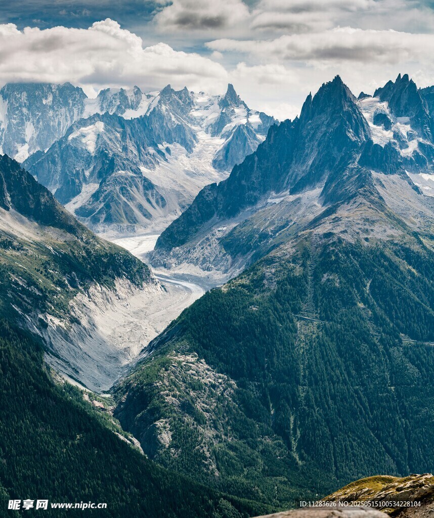 壮丽高山景观