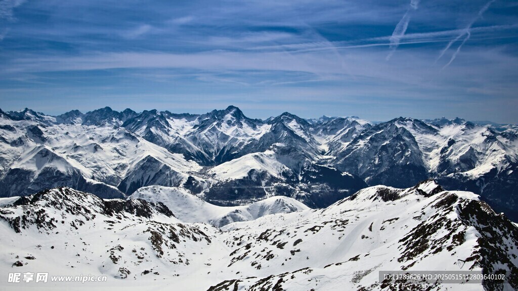 壮丽雪山美景