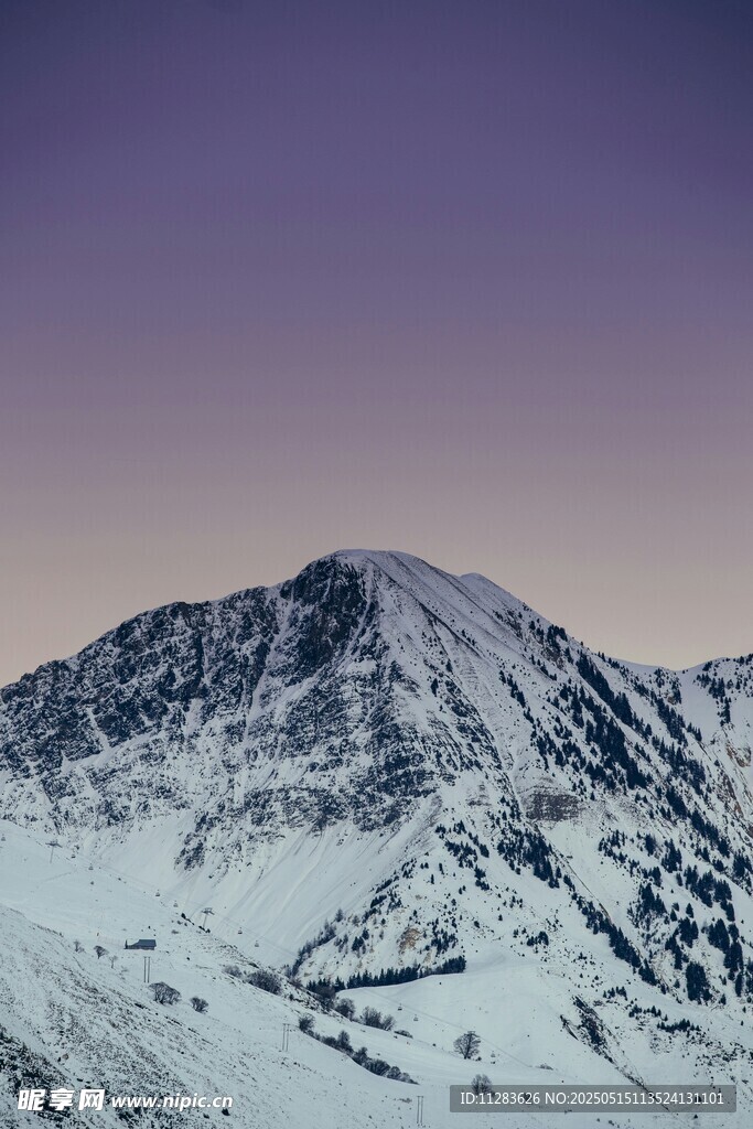 壮丽雪山美景