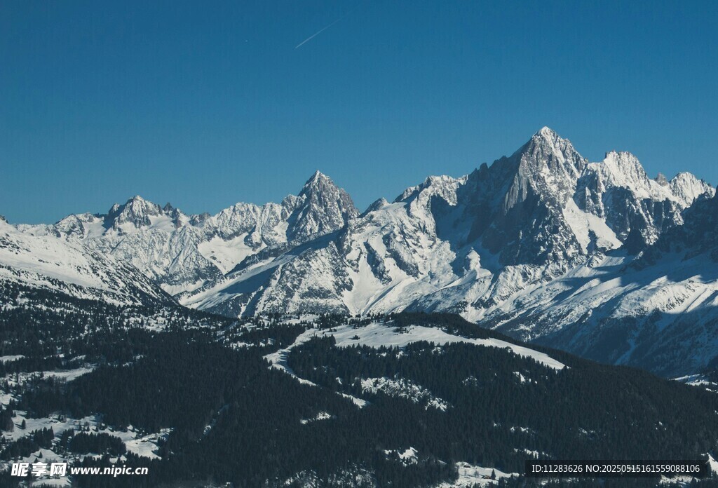 壮丽雪山美景