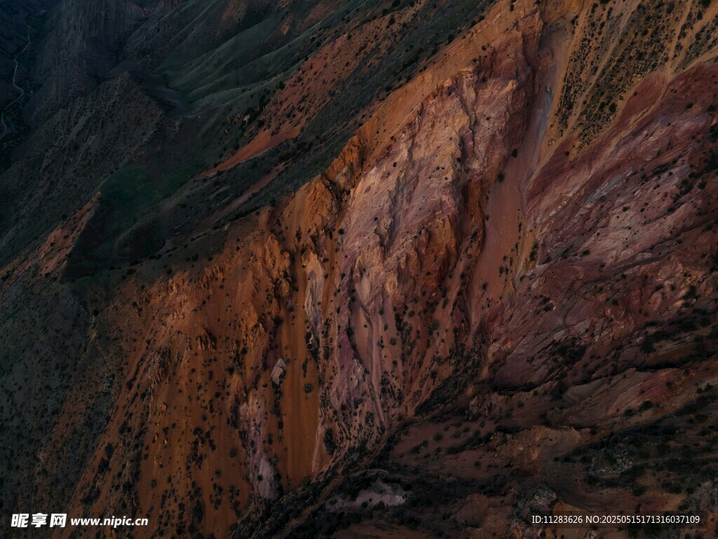 壮丽山景纹理