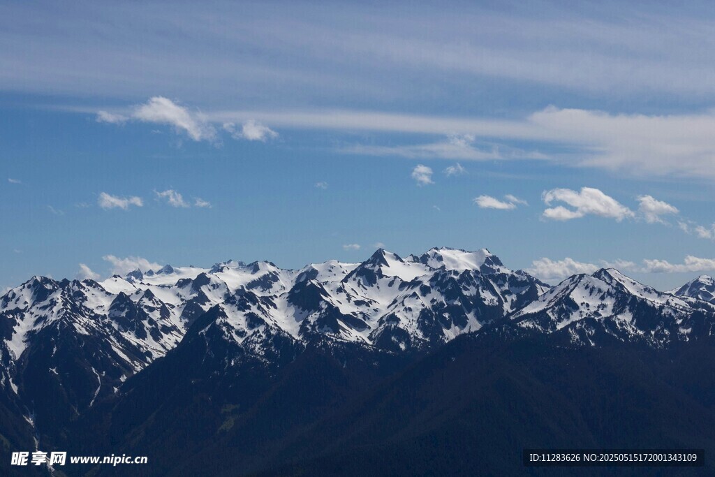 壮丽雪山美景