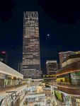 城市夜景中的摩天大楼