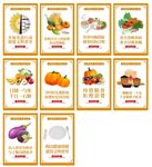 食堂标语展板