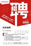 企业招聘海报 诚聘英才